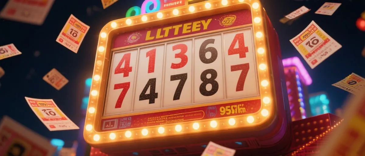 开奖公告视觉示意